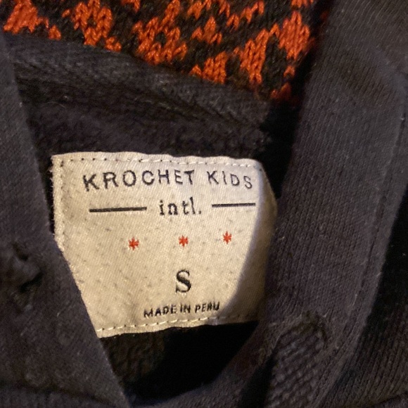 Fair Trade ‘Krochet Kids’ brand Hoodie - Made in Peru, Women’s small - Picture 4 of 7